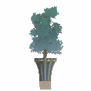 Skillful Leathercraft Potted Bush