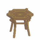 Skillful Leathercraft Side Table