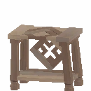 Talented Woodcraft Accent Table