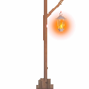 Outdoor Logcraft Lantern Post