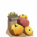 Fall Pumpkin Haybale Arrangement