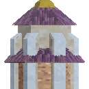 Ornate Large Wall End Tower