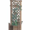 Woodcrafter's Outdoor Planterbox Trellis