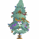 Decorated Spruce Tree